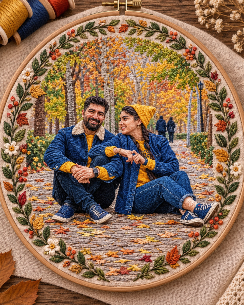 تبدیل عکس به سبک گلدوزی